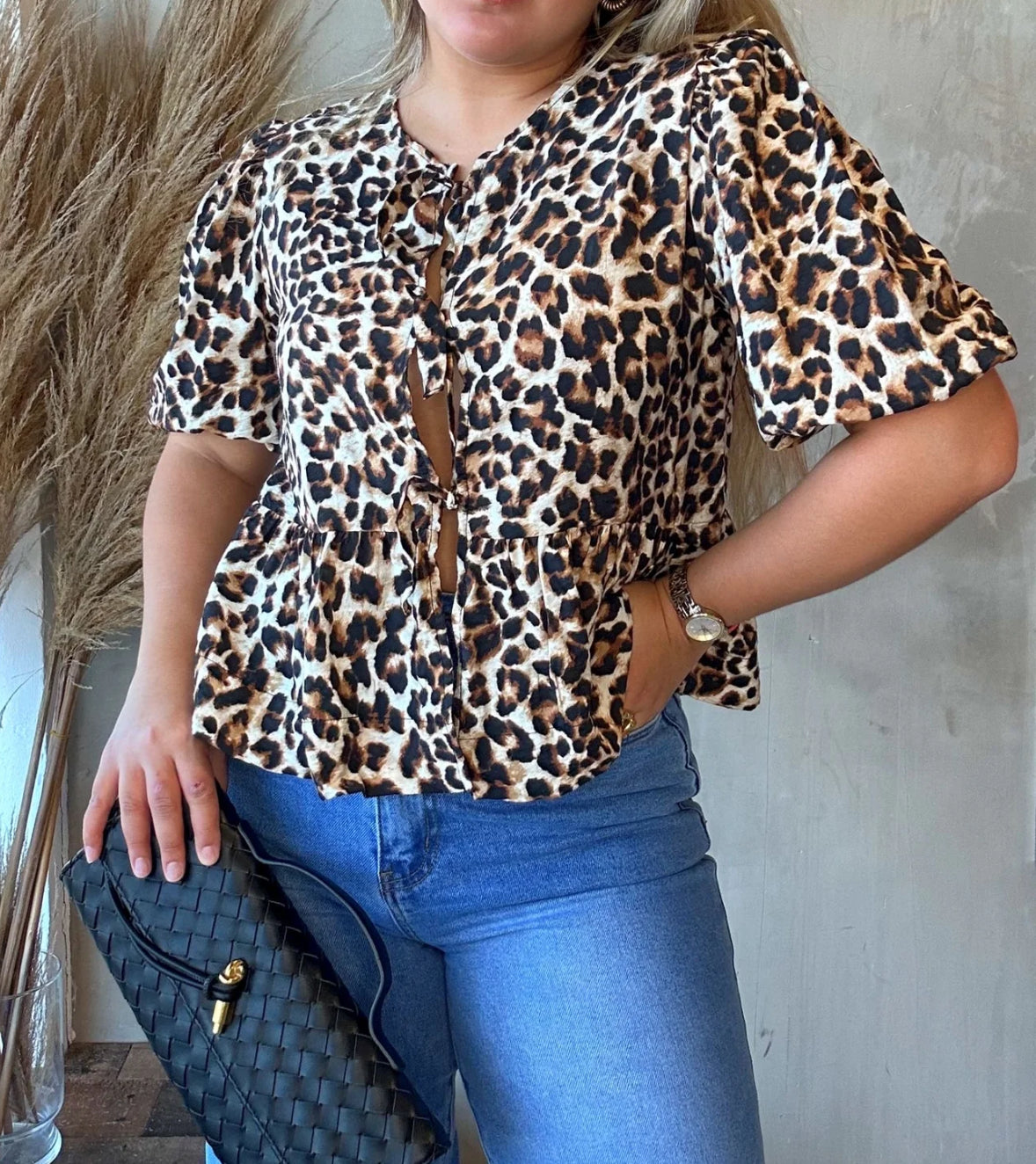 Greta Animal Print TOP