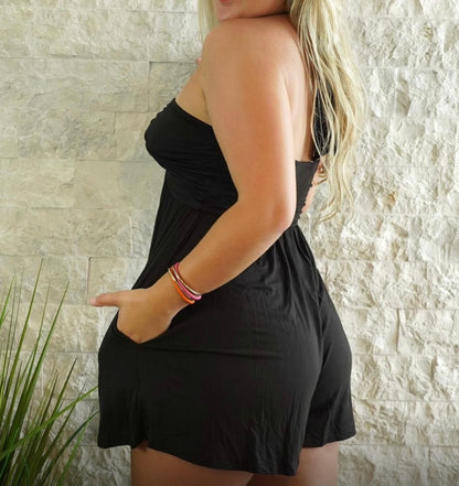 Mila Romper Black