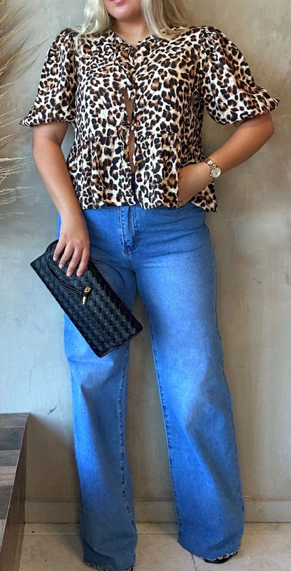 Greta Animal Print TOP