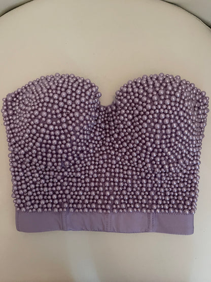 Lavanda Pearls Corset