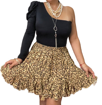 Animal print  Mini Skirt