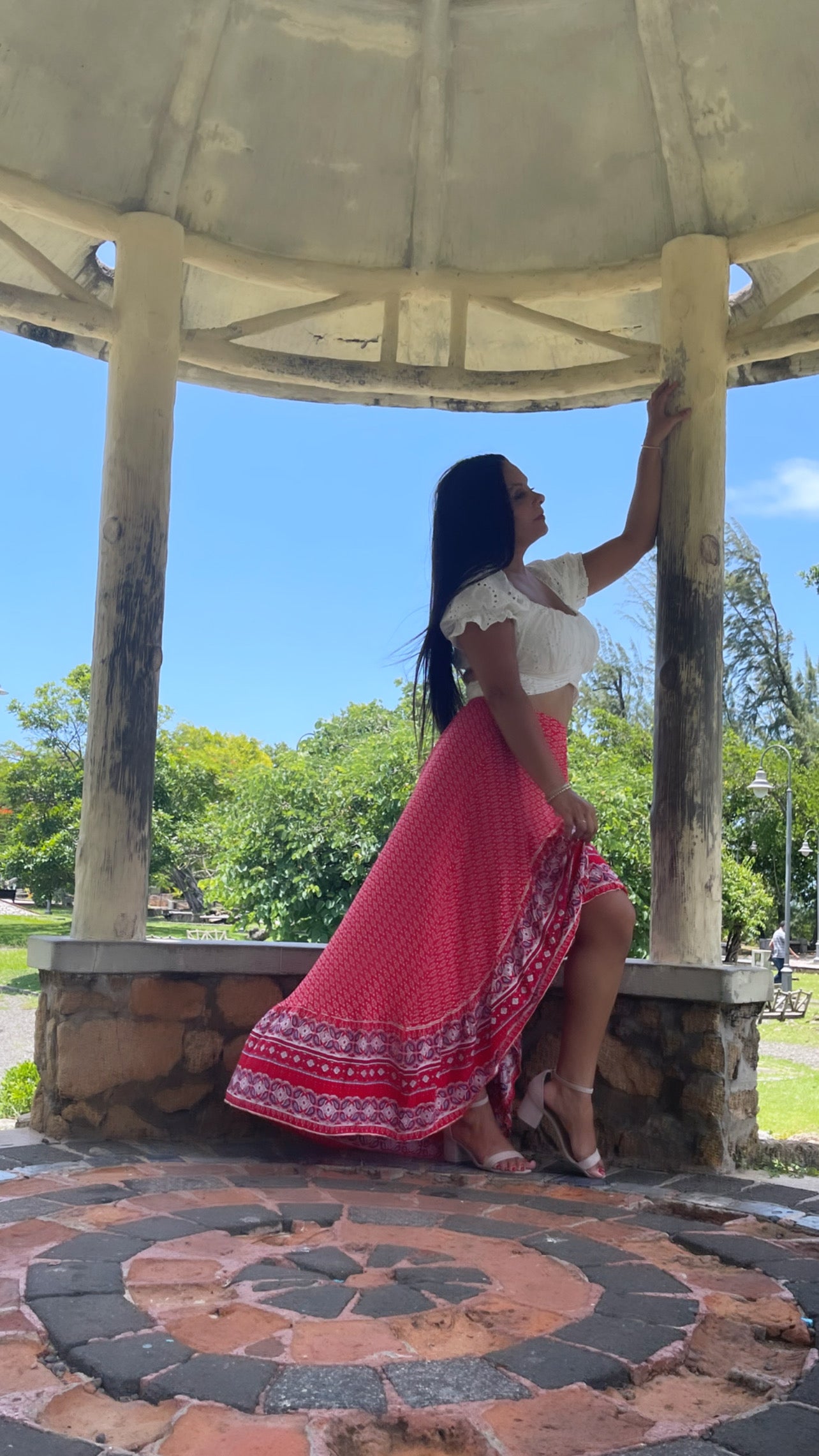 Red Gitana Skirt